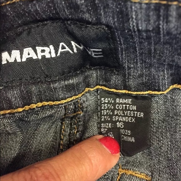 MARIANNE SIZE 16 WOMEN'S BLUE JEANS - Picture 5 of 6